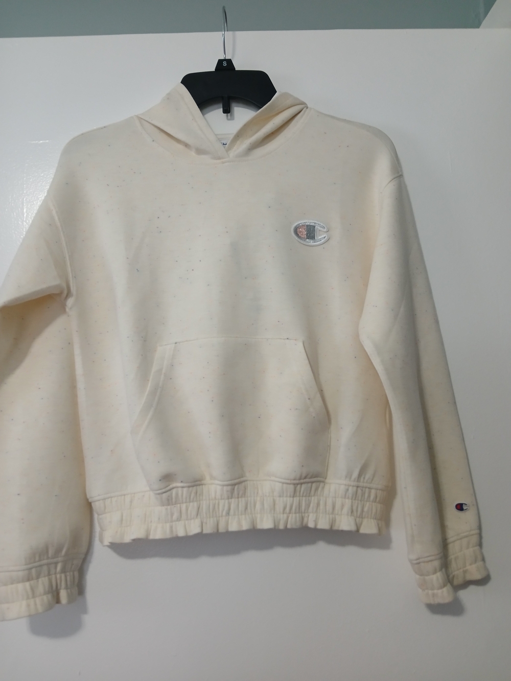 Champion Cream Speckled Hoodie
